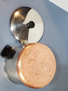 Revere Ware 8 Quart - 88 Copper Clad Stainless Steel Stock Pot & Lid USA Vintage - Picture 1 of 12