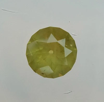 Untreated AMERICAN ANDRADITE DEMANTOID  8X8 mm 2.32 ct. Round, Item N. 1187 - Image 1 of 4