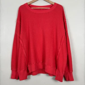 American Eagle M Sweatshirt Feels Seriously Lived In Oversized Waffle Knit - Bild 1 von 10