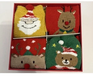 Caramella Women’s Christmas Socks 4 Pack Boxes Size 7-9 - Picture 1 of 4