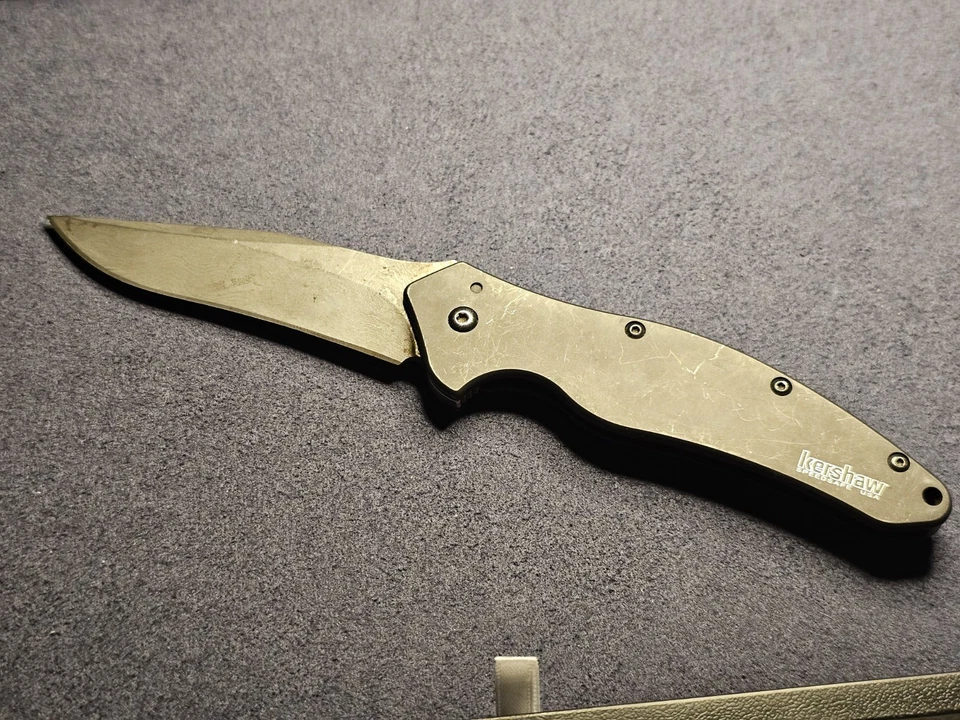 Kershaw 1840DAMCKT Shallot Folding Knife USA - Image 1 of 4