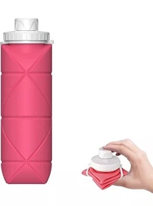 SPECIAL MADE Collapsible Water Bottles Cups Leakproof Valve Reusable BPA Free - Picture 1 of 4