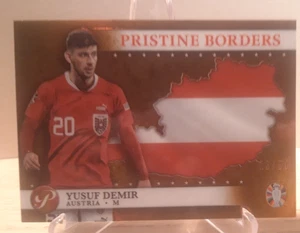 YUSUF DEMIR 2023 Topps Pristine SP Gold Refractor Pristine Borders Austria /50 - Bild 1 von 2