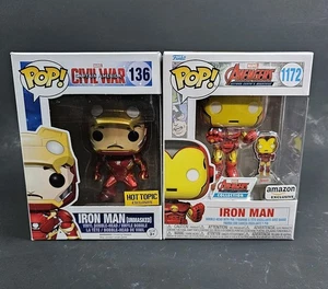 Funko Pop MCU & Marvel Comic Iron Man 2 Stück - Bild 1 von 2