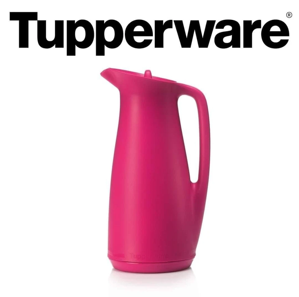 Tupperware C165 ThermoTup Kanne 1 Liter rot