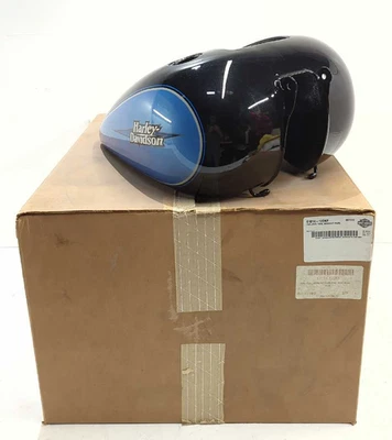 New OEM genuine Harley Gas Tank 2006-2017 Dyna Models Midnight Blue 61014-12DKF - Image 1 of 4