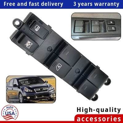 Front Left Master Power Window Switch For 2010-2012 Subaru Legacy/Outback Foto 1 de 4
