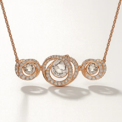 Swarovski Generation Necklace Rose Gold Plated 5636589 BRAND NEW - Image 1 of 3