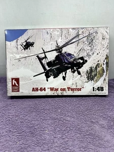 AH-64 Apache Hubschrauber. Hobbyhandwerk "Krieg gegen den Terror". 1:48 Open Box/Sealed Bags - Bild 1 von 5