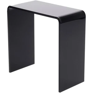 Plymor Black Acrylic Vertical Rectangular Display Riser, 6" H x 6" W x 3" D - Picture 1 of 1