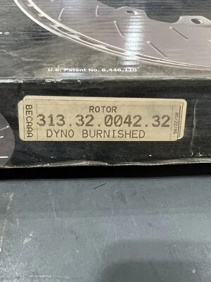 Performance Friction Brake Rotor 313.32.0042.32 Racing NASCAR Asphalt - Image 1 of 4