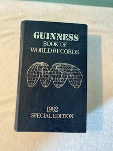 Vintage 1982 Guinness Book Of World Records Special Edition Hardback Book - Imagen 1 de 8