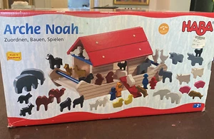 HABA Arche Noah 36 Pieces Wooden Figures Animals Wooden Toy NEW Older Version - Picture 1 of 10