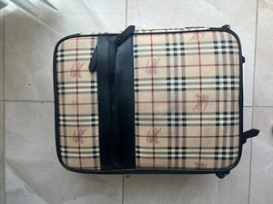 BURBERRY Nova Check Carry On suitcase Leather - Used - Picture 1 of 7