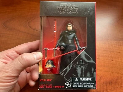 Hasbro Star Wars TBS 3.75" Force Awakens Dark Warrior Kylo Ren (Solo) Custom - Image 1 of 4