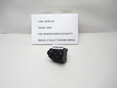 1998-2001 AUDI A4 Quattro Door View Mirror Switch 8D0959565A OEM - Image 1 of 4