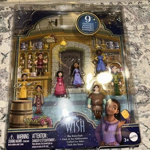 NEW Walt Disney Wish Movie Teen Pack Miniature Action Figures Toy Dolls 9-Pack - Picture 1 of 2