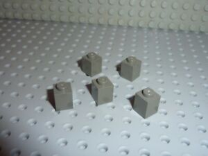 5 x LEGO OldDkgray bricks 1x1 ref 3005 Set 10123/4483/10129/4709/4720/6093/4730