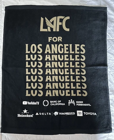 LAFC Los Angeles Football Club Stadium Promotiona Hand Towel Cover