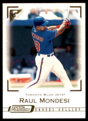 2001 Topps Fusion #208 RAUL MONDESI Toronto Blue Jays MINT - Image 1 of 2