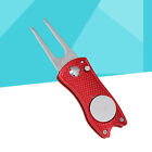 Divot Repair Tool Putting Green Fork Stainless Steel Golf Club Accessory