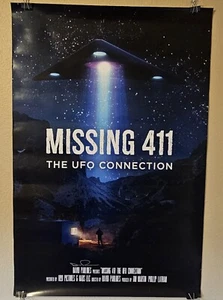 Missing 411 "The UFO Connection" Movie Docu Poster Signed David Paulides 36X24 - Bild 1 von 8
