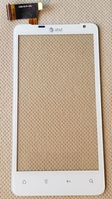 HTC Touch Screen Digitizer Lens VIVID HOLIDAY RAIDER 4G X710e (AT&T Logo) WHITE - Image 1 of 3