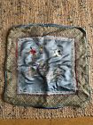 Japanese fabric 16 x 16 in antique cushion cover embroidery birds