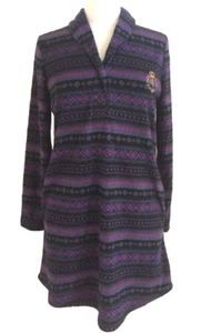 $60 Lauren Ralph Lauren Sleepshirt 8131138 ,Purple /Black Fairisle, Size S, - Picture 1 of 1