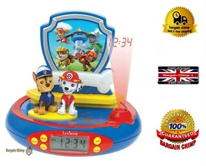 PAW PATROL Radio Ceiling Projector Digital Alarm Clock -- Night Light - Picture 1 of 12
