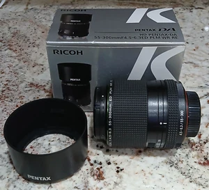 Ricoh HD PENTAX- DA 55-300mm F/4.5-6.3 ED PLM WR RE Lens in original box . - Picture 1 of 7