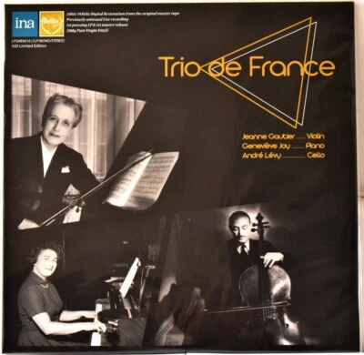 BELLE AME JAPAN LPSMBA016 MONO FAURE-RAVEL Trio de France GAUTIER -JOY -LEVY LTD - Image 1 of 2