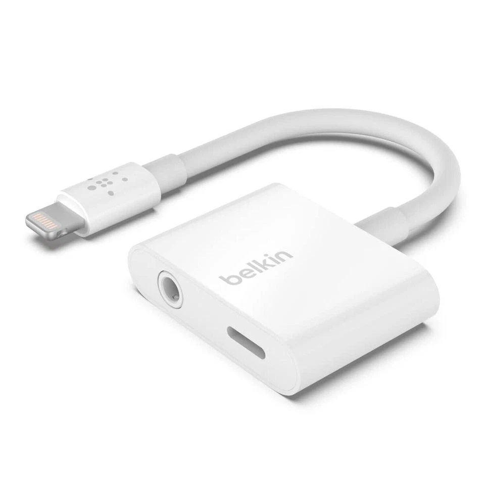 Belkin 3.5 Mm Audio Charge Rockstar Adapter for iPhone