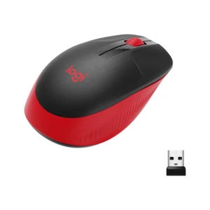 Logitech M190 Wireless Maus rot (OVP beschädigt) - Bild 1 von 4