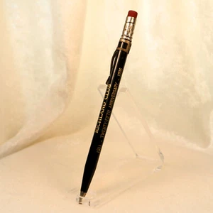 Vintage 1936 Scripto 4-47 schwarz Metall Werbung Druckbleistift funktionstüchtig DATIERT - Bild 1 von 11