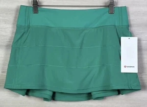 Lululemon Pace Rival Skirt Midrise Size 4 Kelly Green New - Picture 1 of 4
