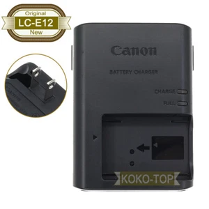 Original Canon LC-E12 Charger for EOS M2 M10 M50 M50II M100 M200 SX70HS LP-E12 - Picture 1 of 10