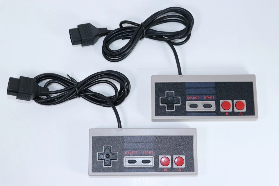 2 Controller For NES-004 Original Nintendo NES Vintage Console Wired Replacement - Image 1 of 1