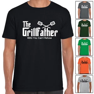 Der Grillvater - Herren T-Shirt BBQ Sommer Geschenk Spaß Papa - Bild 1 von 7
