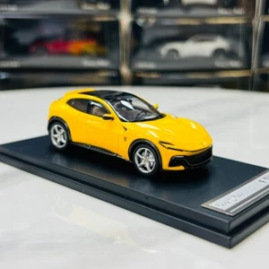 Funny Model 1/64 Ferrari Purosangue SUV Yellow Diecast car Model Toy - Picture 1 of 5