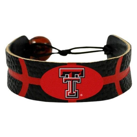 Texas Tech Red Raiders Color Basketball Bracelet [NEW] Jewelry Wrist Necklace Cover