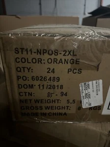 Radians ST11-NPOS-2XL Orange NonRated Short Sleeve Safety Shirt Moisture Wicking - Picture 1 of 1