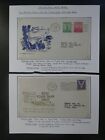 WW2 2 US Patriotic Cover Housses thème conversation négligente Ohio 1c 3c timbres 1943 PC9