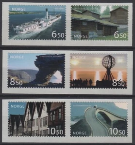 NORWAY Sc. 1476-81 Tourism 2006 MNH 3 pairs - Picture 1 of 1
