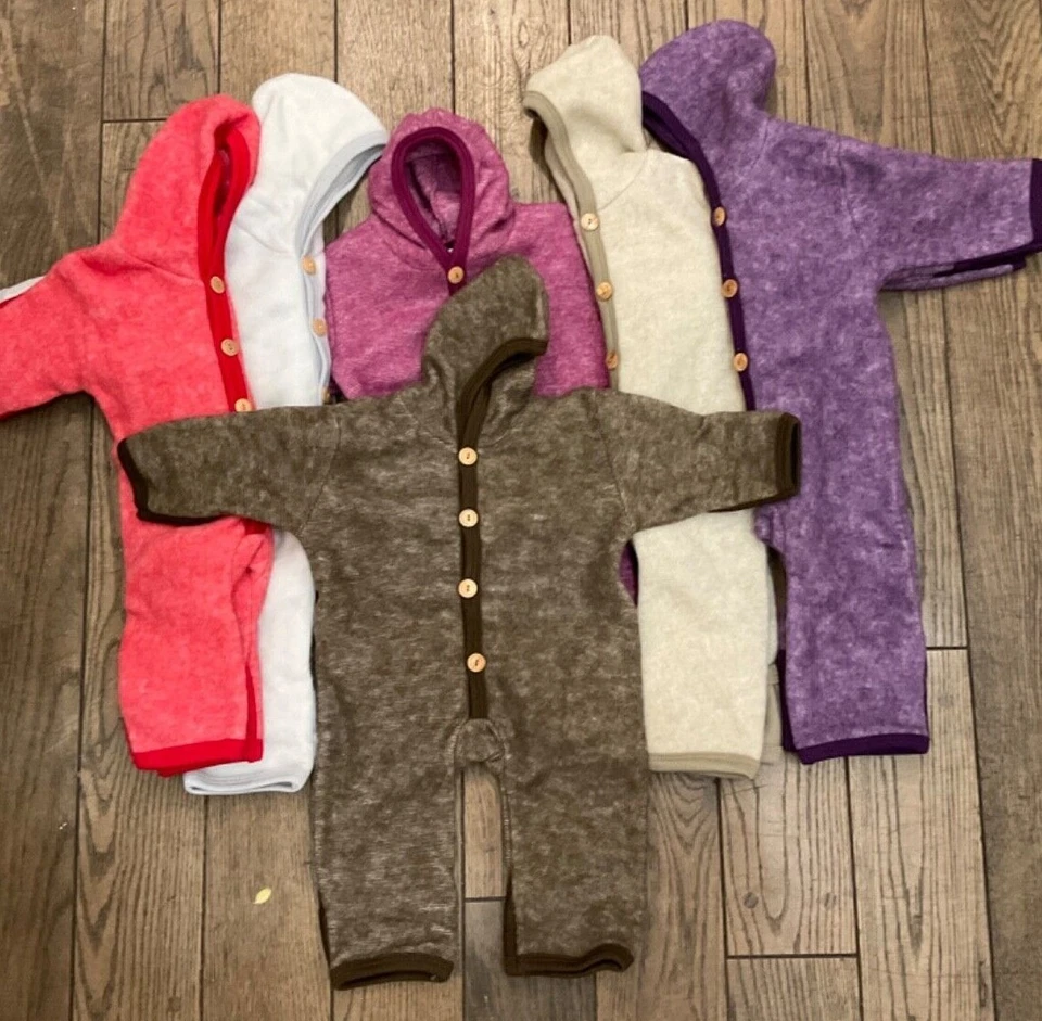 Cosilana Overall 60%Wolle/40%Baumwolle, Kratzschutz bis Gr. 80, 86/92 Bündchen - Bild 1 von 2