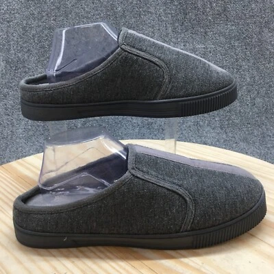 Chinelo Isotoner Masculino 9.5-10.5 Malha Texturizada Kai Slip On Comfort Mules Cinza - Imagem 1 de 4