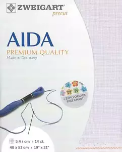 Zweigart Precut Stern-Aida 14 count Lavender Bliss 3706/5050 - Picture 1 of 2