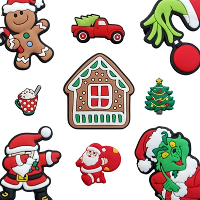 CALUCHI CHARMS Christmas For Croc Charms funky Variations