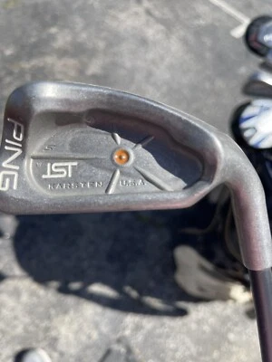 Ping ISI-K Orange Dot Single  5 Iron UL45 Graphite Ladies Flex RH - Image 1 of 4