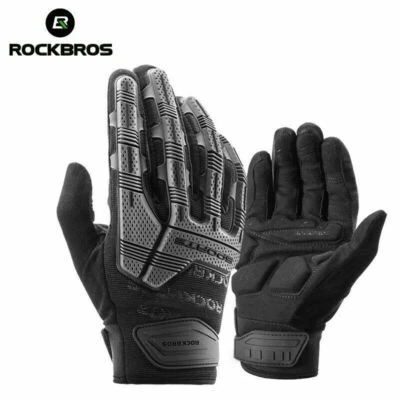 RockBros Non-slip Touch Screen Full Finger Gloves For Cycling Windproof - Image 1 of 4